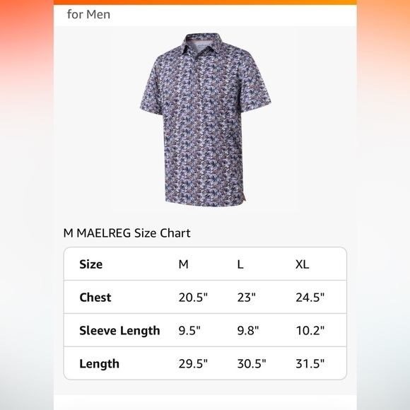 Nwt Golf Polo Shirts Short Sleeve Striped Performance Moisture Wicking Dry Fit - Picture 5 of 6